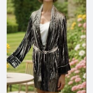 Johnny Was Velvet Kimono Jacket NWOT gorgeous